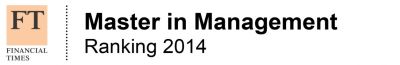 Master in Management Ranking 2014