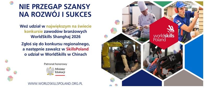 Rusza rejestracja do regionalnych konkursów SkillsPoland 2025