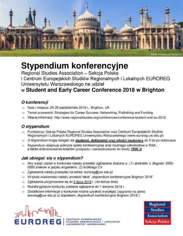 Stypendium konferencyjne dla studentów i młodych naukowców