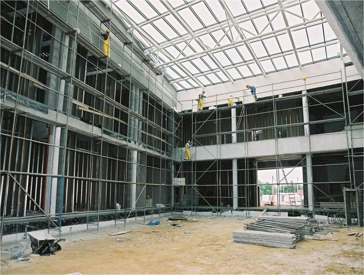2003 Budowa Collegium Administrativum WSPiA 1