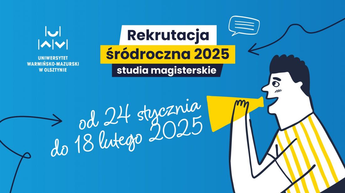 Rekrutacja śródroczna na studia II stopnia w UWM