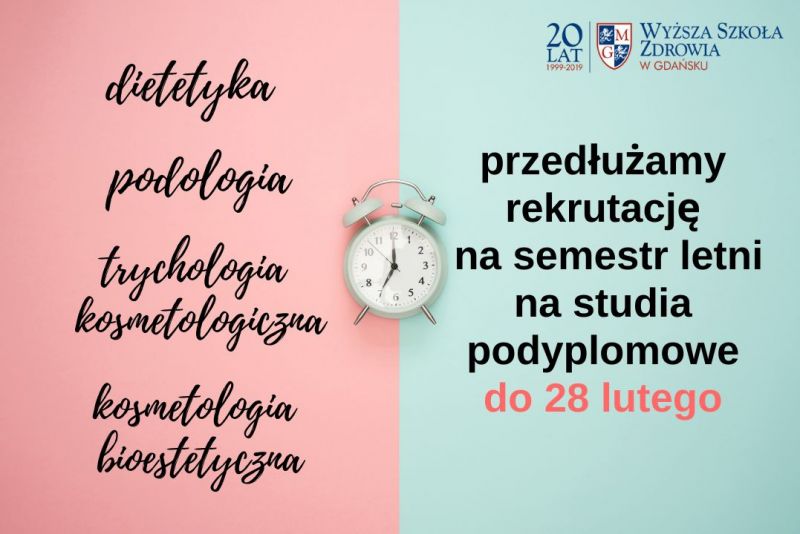 Przedłużona rekrutacja na studia podyplomowe w WSZ w Gdańsku