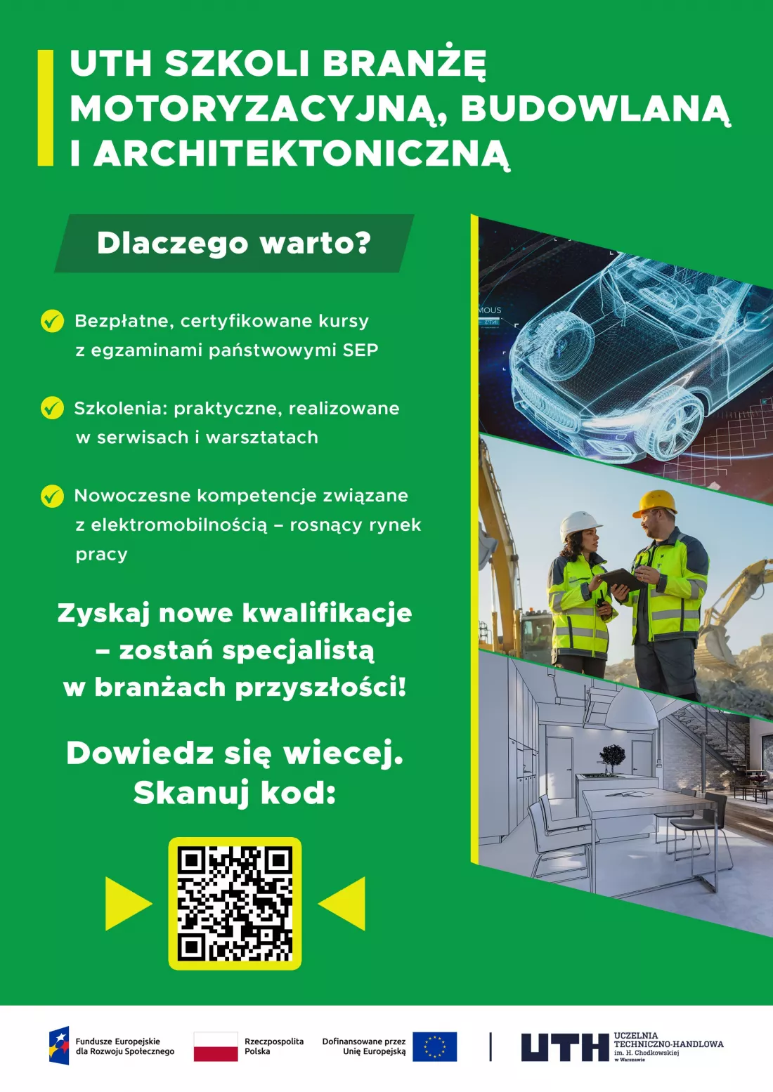 UTH szkoli branżę motoryzacyjną, budowlaną i architektoniczną