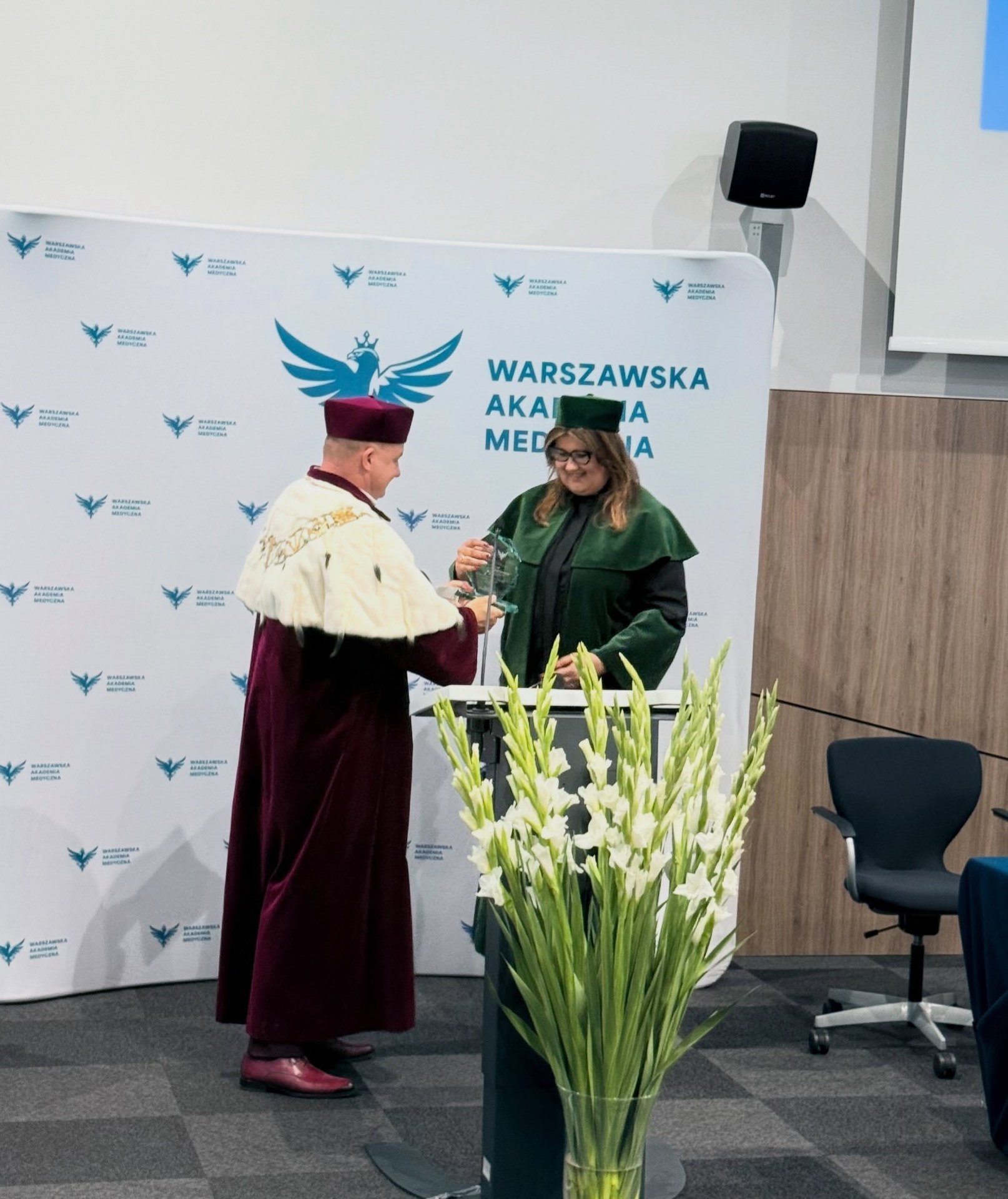 Uroczystość inauguracji na scenie