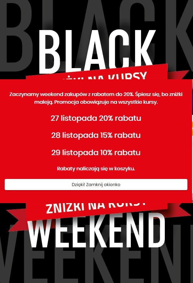 Black Weekend w WSEiT