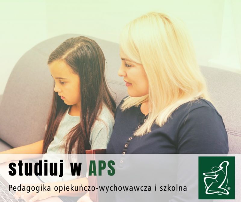 Studiuj pedagogikę opiekuńczo-wychowawczą i szkolną w APS