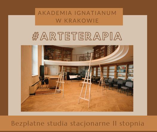 Bezpłatne studia stacjonarne II stopnia na kierunku Arteterapia w Akademii Ignatianum