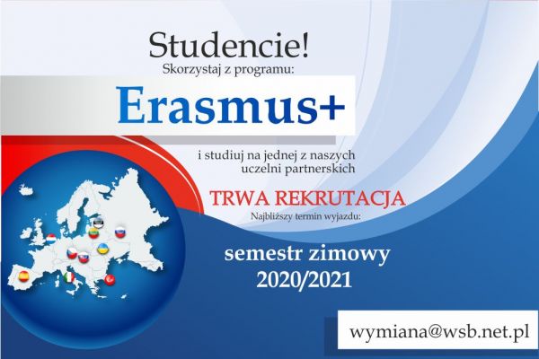 Erasmus+ w Wyższej Szkole Bezpieczeństwa
