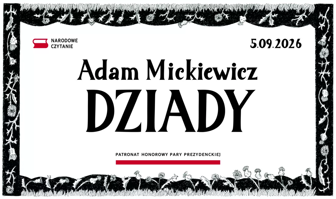 Narodowe Czytanie 2026. Baner